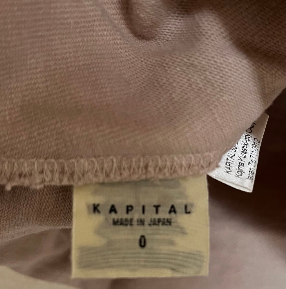 KAPITAL ノースリーブTシャツ 薄ピンク|Yahoo!フリマ(旧PayPay KAPITAL ノースリーブTシャツ 薄ピンク|Yahoo!フリマ(旧PayPay