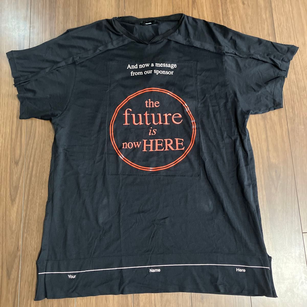 DIESEL 半袖 Tシャツ XS 黒 ブラック future ビッグサイズ DIESEL 半袖 Tシャツ XS 黒 ブラック future ビッグサイズ
