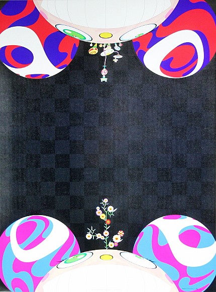 □村上隆 【Flowers Have Bloomed】 ポスター オフセット 直筆 □村上隆 【Flowers Have Bloomed】 ポスター オフセット 直筆