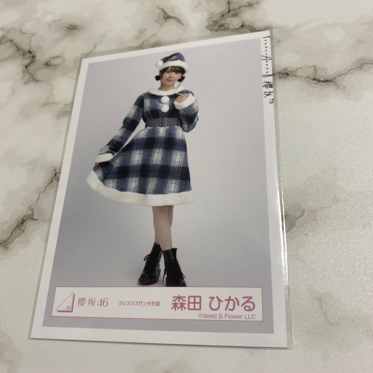 櫻坂46 森田ひかる 生写真 クリスマス サンタ 衣装 ヒキ 初期 櫻坂46 森田ひかる 生写真 クリスマス サンタ 衣装 ヒキ 初期