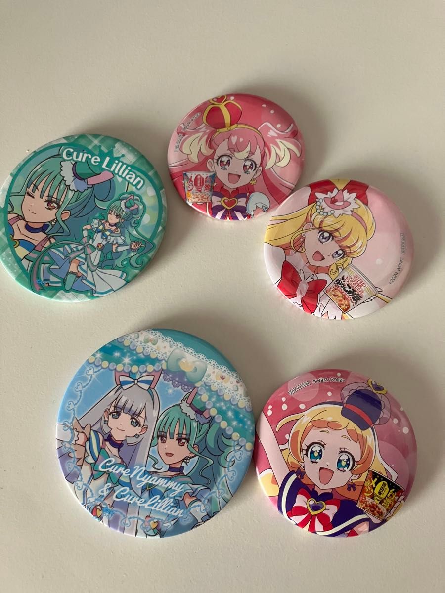 プリキュア 缶バッジセット わんだふるぷりきゅあ 魔法使い プリキュア 缶バッジセット わんだふるぷりきゅあ 魔法使い