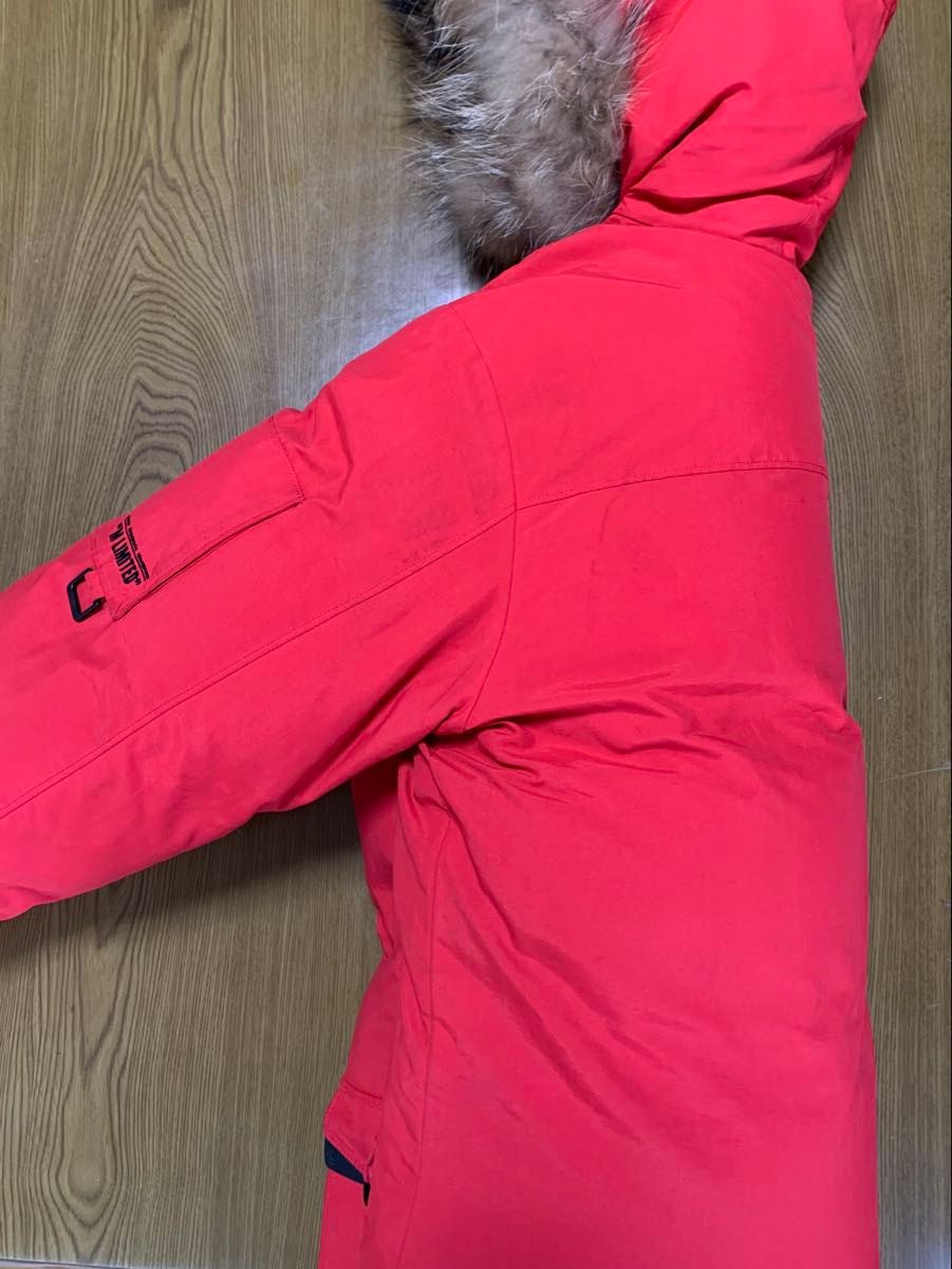 MILLET】ミレーリミテッドダウンジャケット 赤 レッド 100 L MILLET】ミレーリミテッドダウンジャケット 赤 レッド 100 L