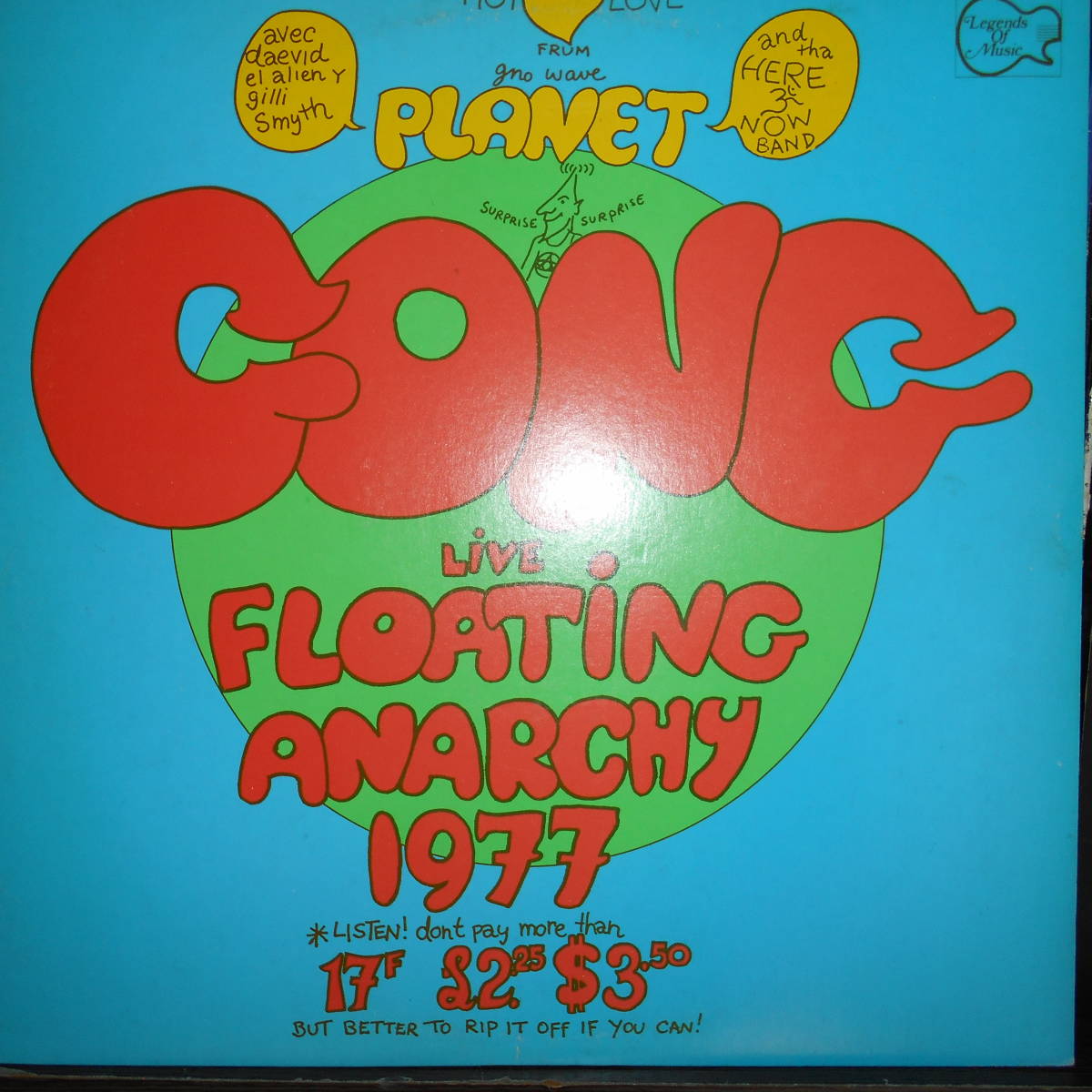 Planet GongLive Floating Anarchy 1977 LP_画像1
