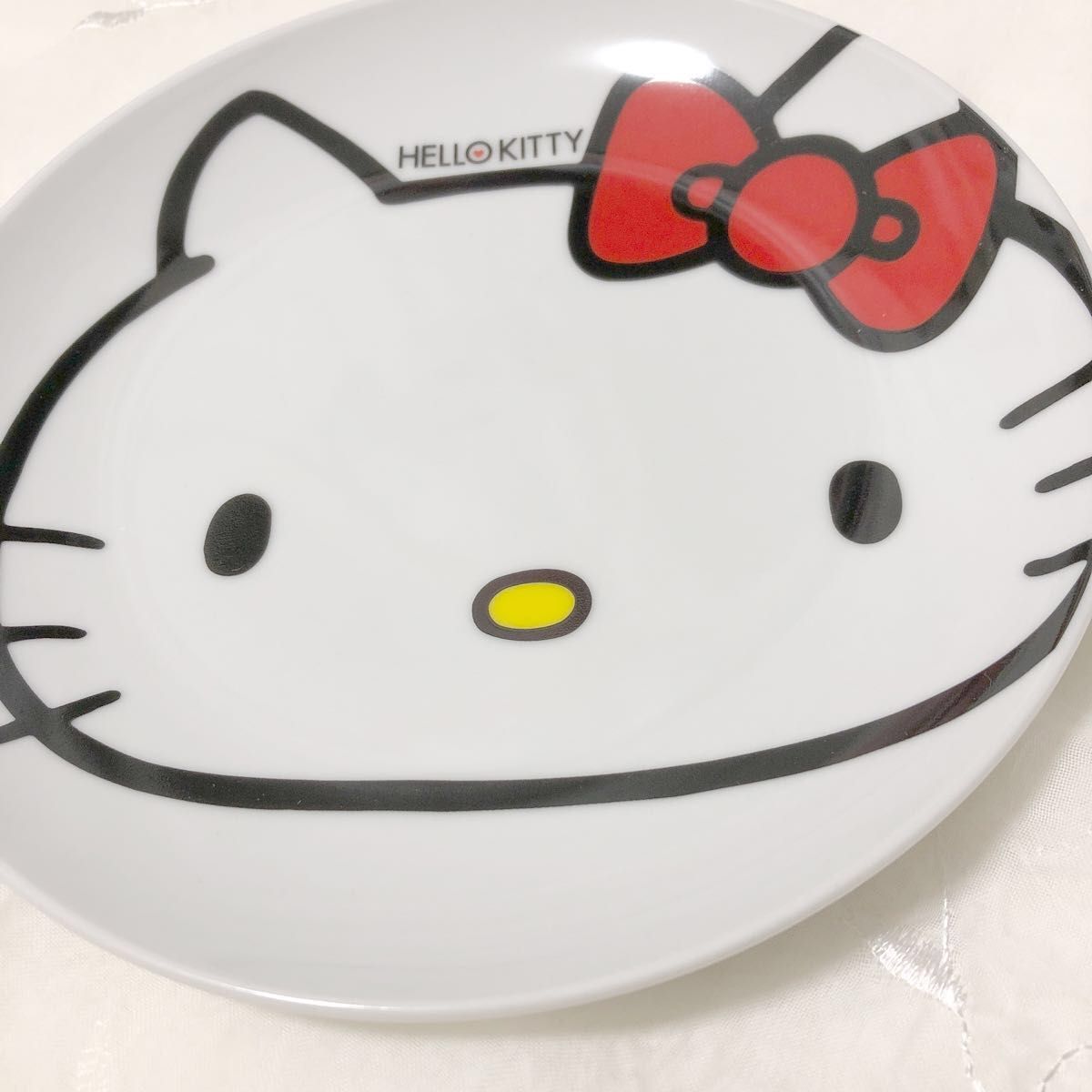 未使用 ハローキティ ガラスパーティプレートと40周年記念 未使用 ハローキティ ガラスパーティプレートと40周年記念