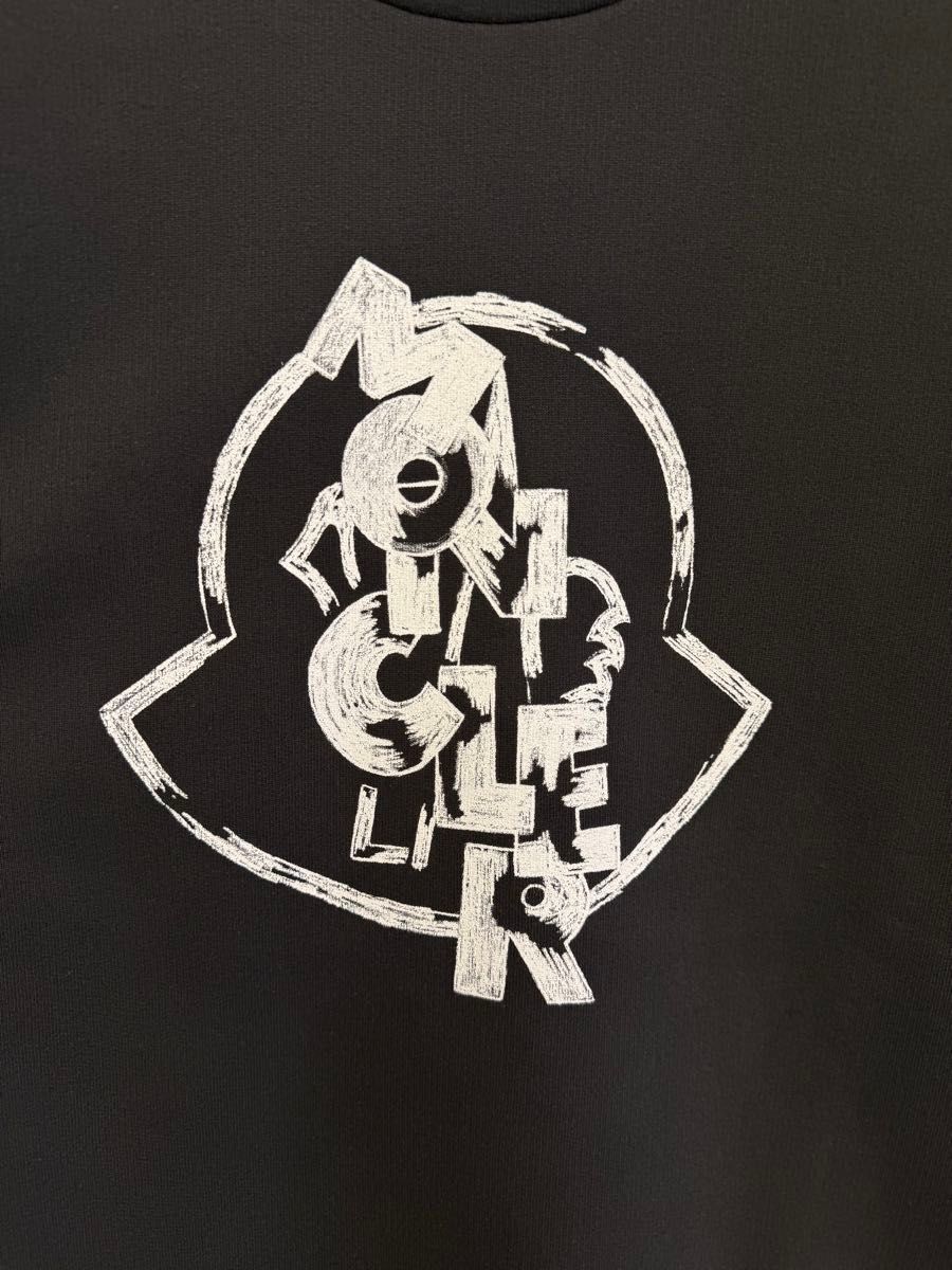 新品 MONCLER スウェット トレーナー 長袖 トップス ブラック 新品 MONCLER スウェット トレーナー 長袖 トップス ブラック