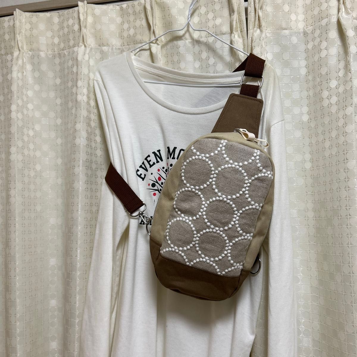 ミナペルホネン ハンドメイド BOXタイプボディバッグ タンバリン ミナペルホネン ハンドメイド BOXタイプボディバッグ タンバリン
