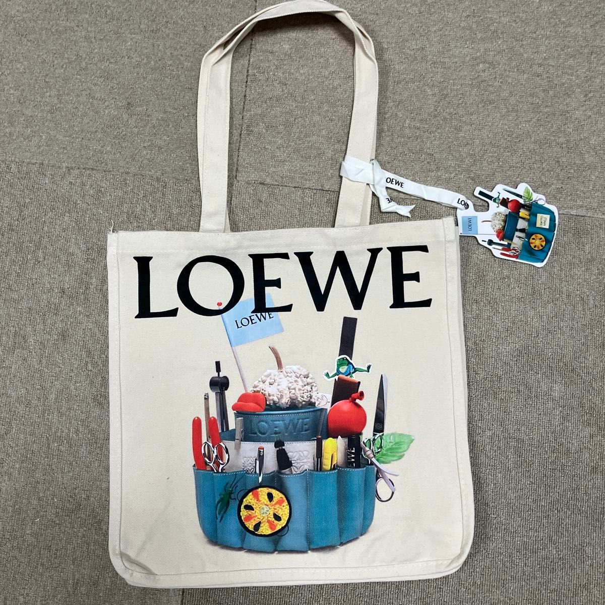 価格相談歓迎 ロエベ LOEWE キャンパストートバッグ 非売品 価格相談歓迎 ロエベ LOEWE キャンパストートバッグ 非売品