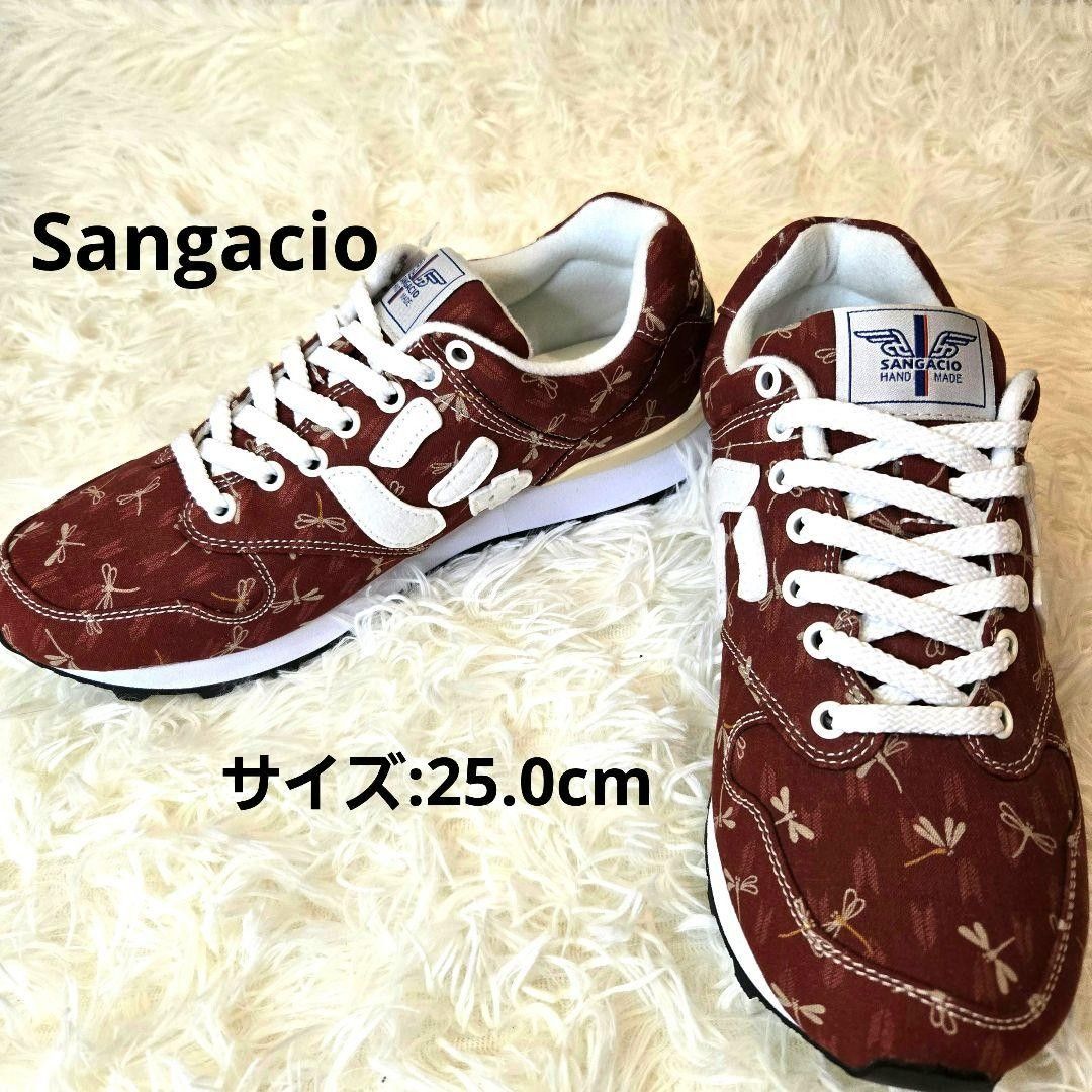 美品 sangacio サンガッチョ にゅ〜ず 赤とんぼ 限定 25 0cm 美品 sangacio サンガッチョ にゅ〜ず 赤とんぼ 限定 25 0cm