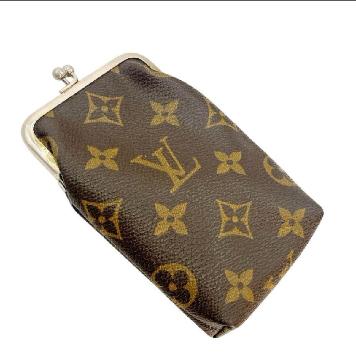 美品 LOUIS VUITTON ルイヴィトン がま口 コインケース 小物入れ 美品 LOUIS VUITTON ルイヴィトン がま口 コインケース 小物入れ