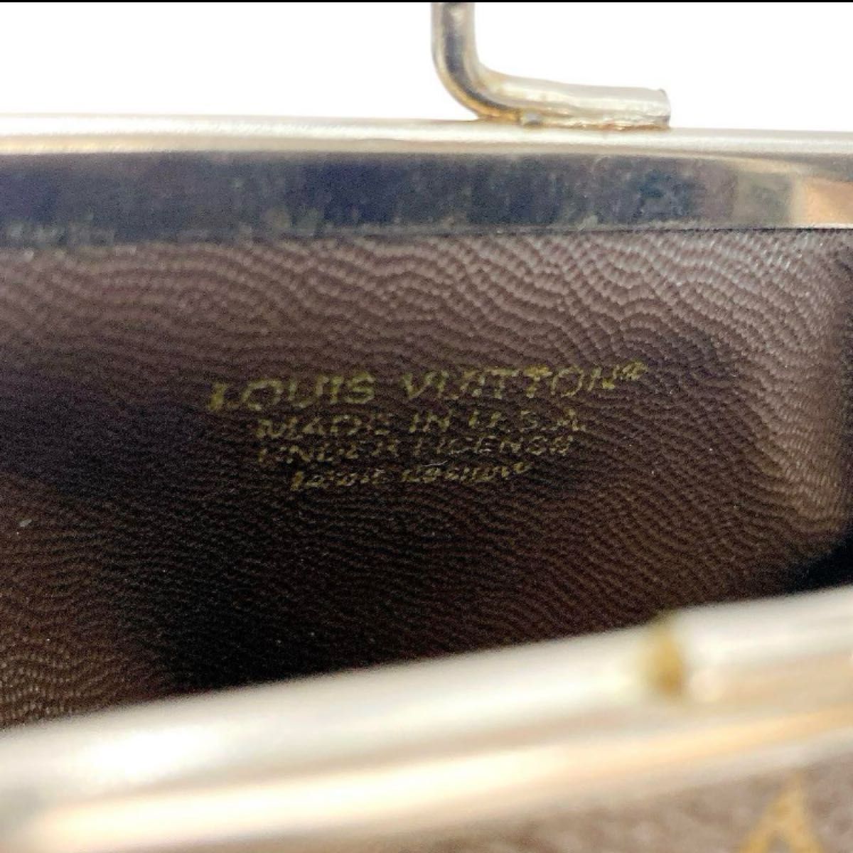 美品 LOUIS VUITTON ルイヴィトン がま口 コインケース 小物入れ 美品 LOUIS VUITTON ルイヴィトン がま口 コインケース 小物入れ