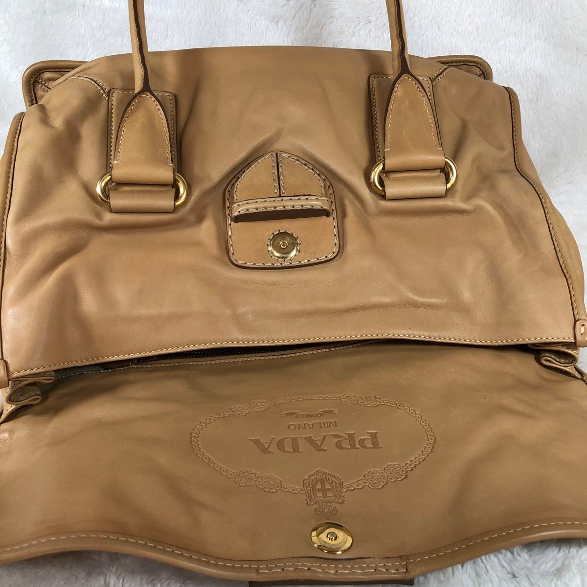 PRADA プラダ BN2135 ボストンバッグ ハンドバッグ レザー PRADA プラダ BN2135 ボストンバッグ ハンドバッグ レザー