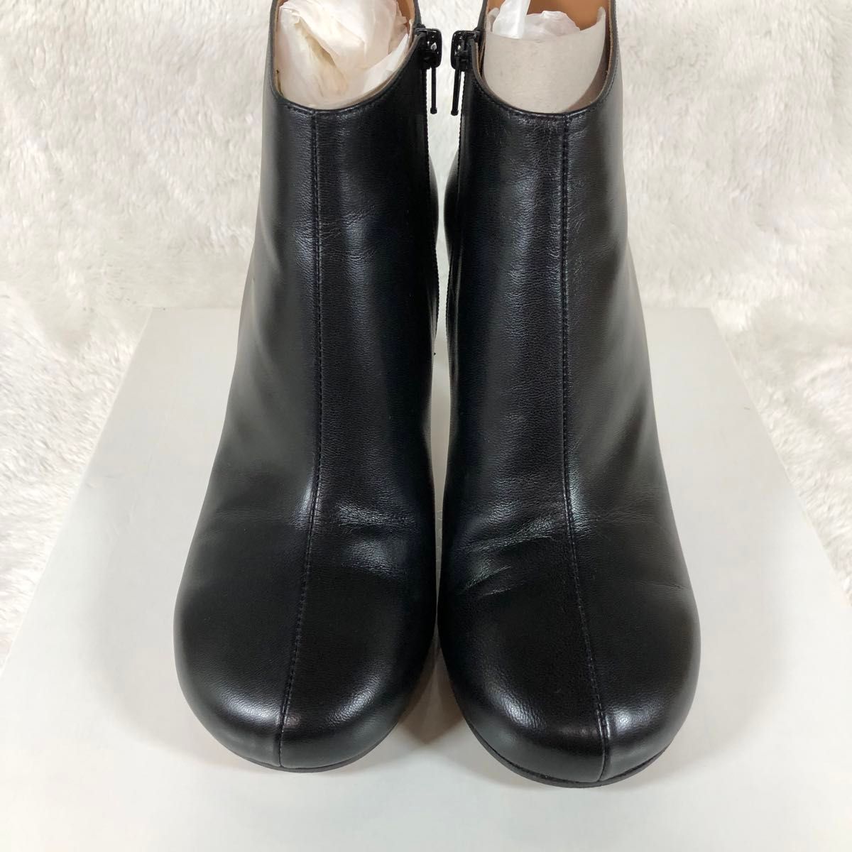 Maison Margiela メゾンマルジェラ ショートブーツ 黒 37 5 Maison Margiela メゾンマルジェラ ショートブーツ 黒 37 5