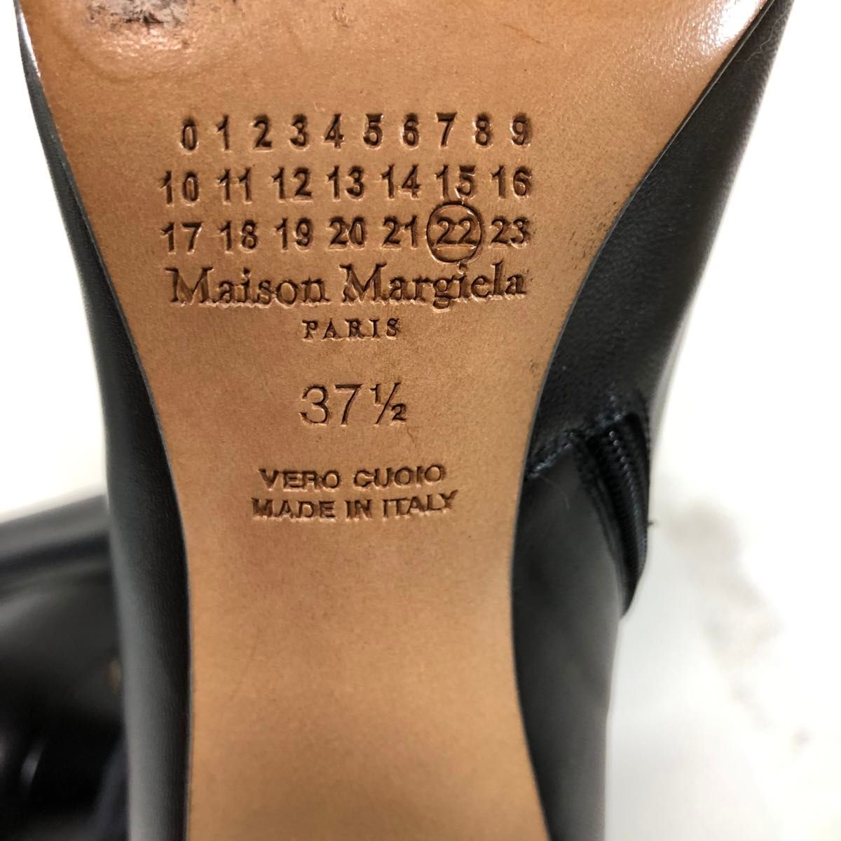Maison Margiela メゾンマルジェラ ショートブーツ 黒 37 5 Maison Margiela メゾンマルジェラ ショートブーツ 黒 37 5