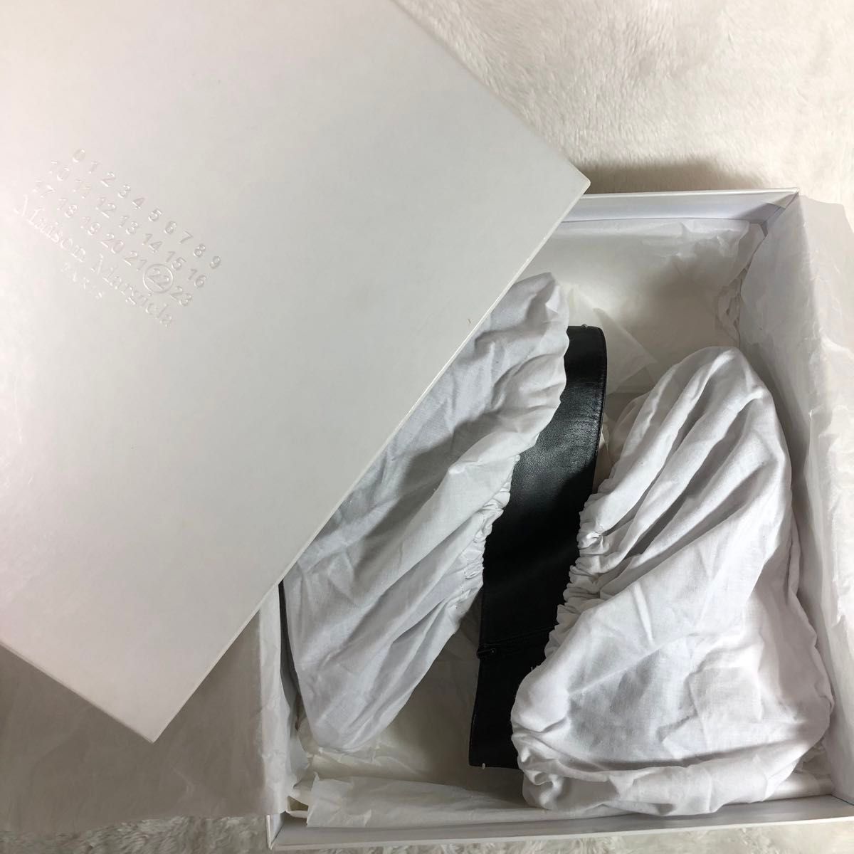 Maison Margiela メゾンマルジェラ ショートブーツ 黒 37 5 Maison Margiela メゾンマルジェラ ショートブーツ 黒 37 5