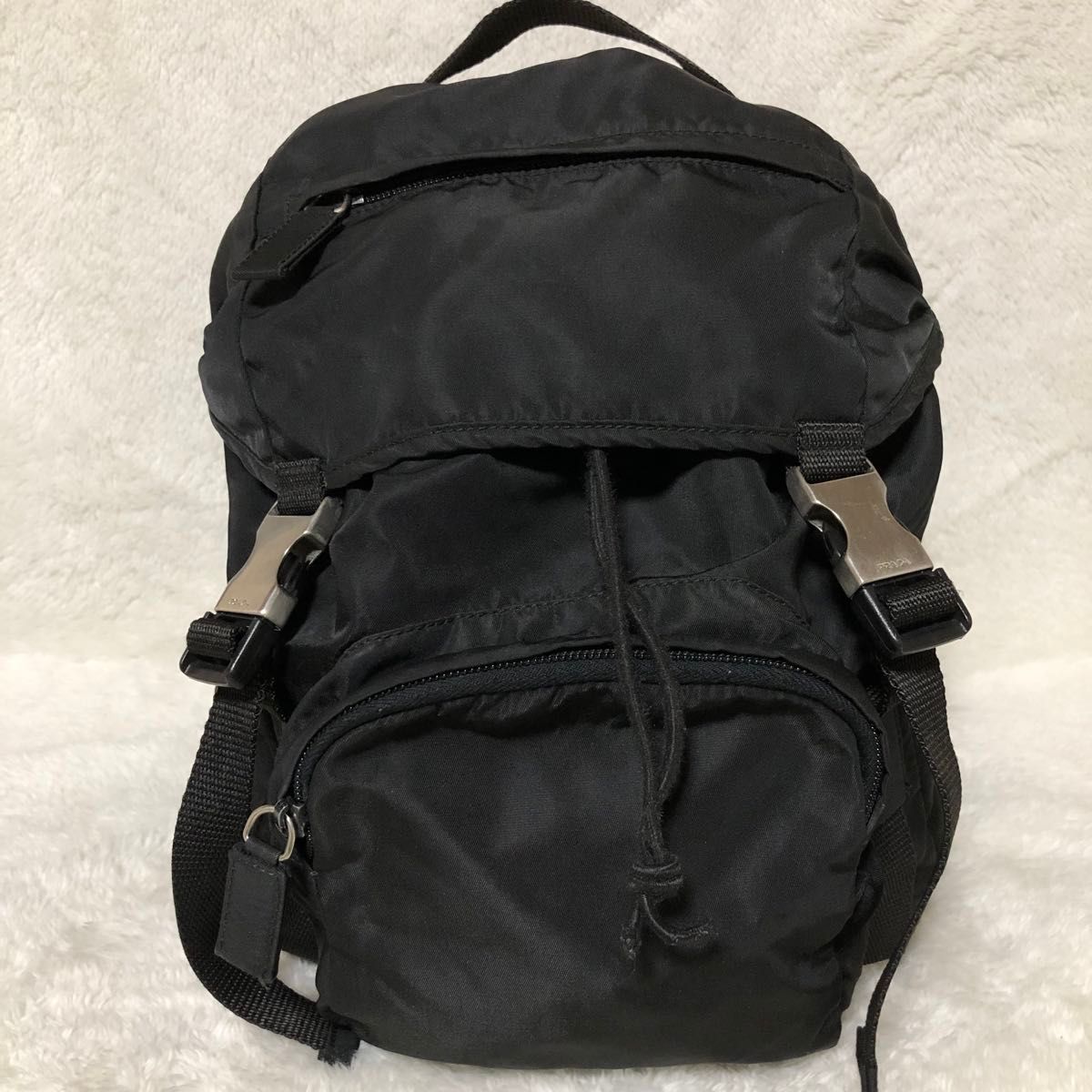 美品 PRADA プラダ リュック バックパック ナイロン 三角ロゴ 美品 PRADA プラダ リュック バックパック ナイロン 三角ロゴ
