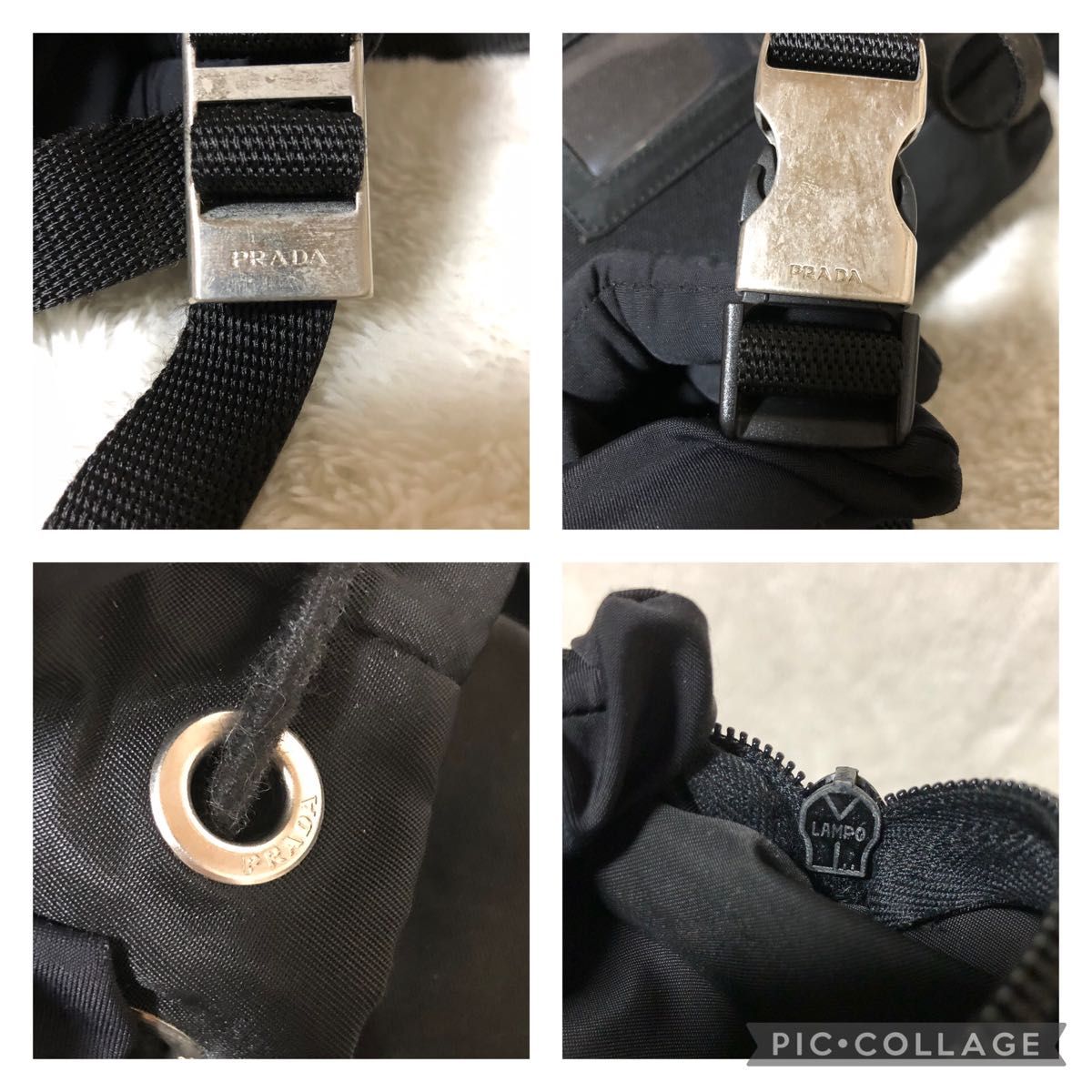 美品 PRADA プラダ リュック バックパック ナイロン 三角ロゴ 美品 PRADA プラダ リュック バックパック ナイロン 三角ロゴ