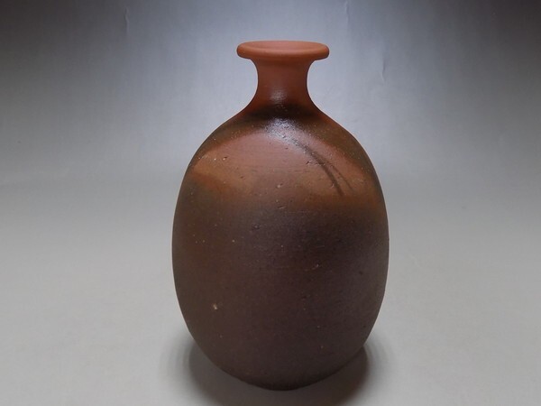 ☆mori181☆備前焼 吉本正 徳利☆岡山県重要無形文化財 師:藤原 ☆mori181☆備前焼 吉本正 徳利☆岡山県重要無形文化財 師:藤原