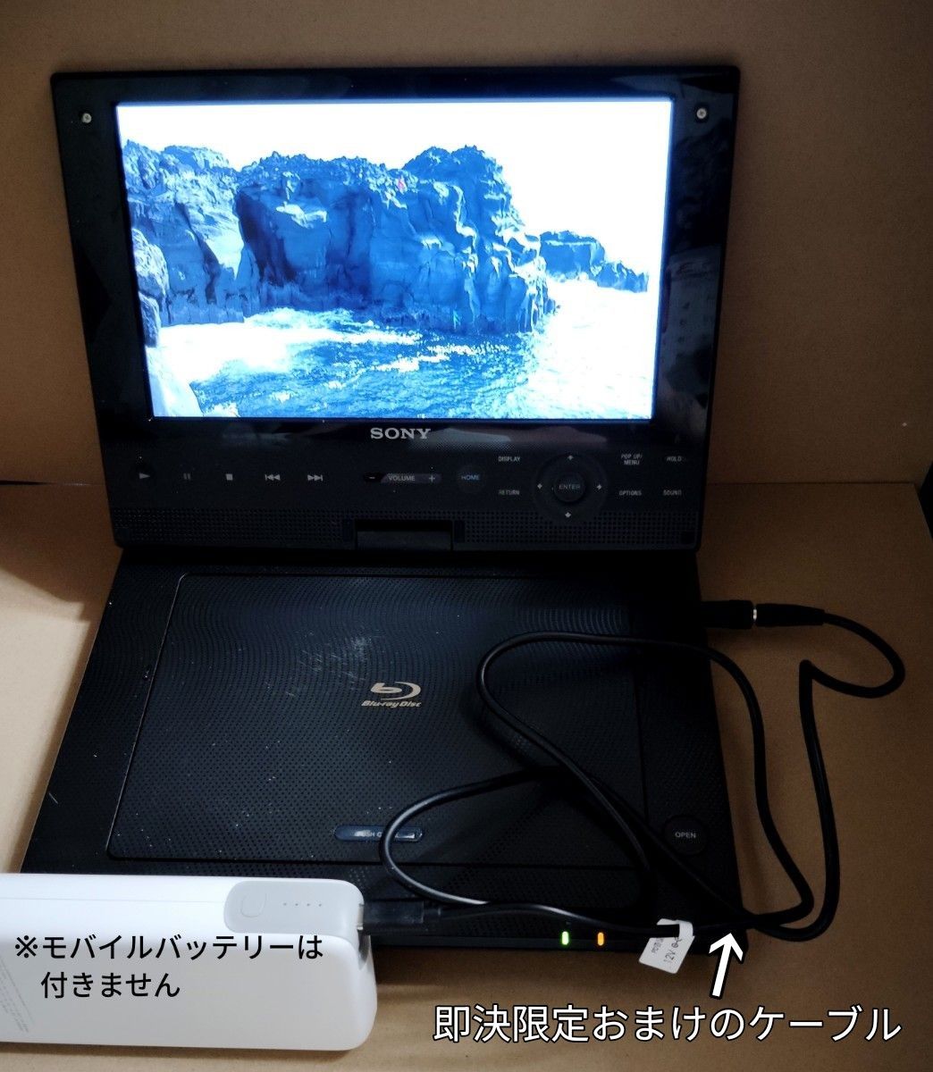 SONY ポータブルBD/DVDプレーヤーBDP-SX910 ジャンク品 SONY ポータブルBD/DVDプレーヤーBDP-SX910 ジャンク品