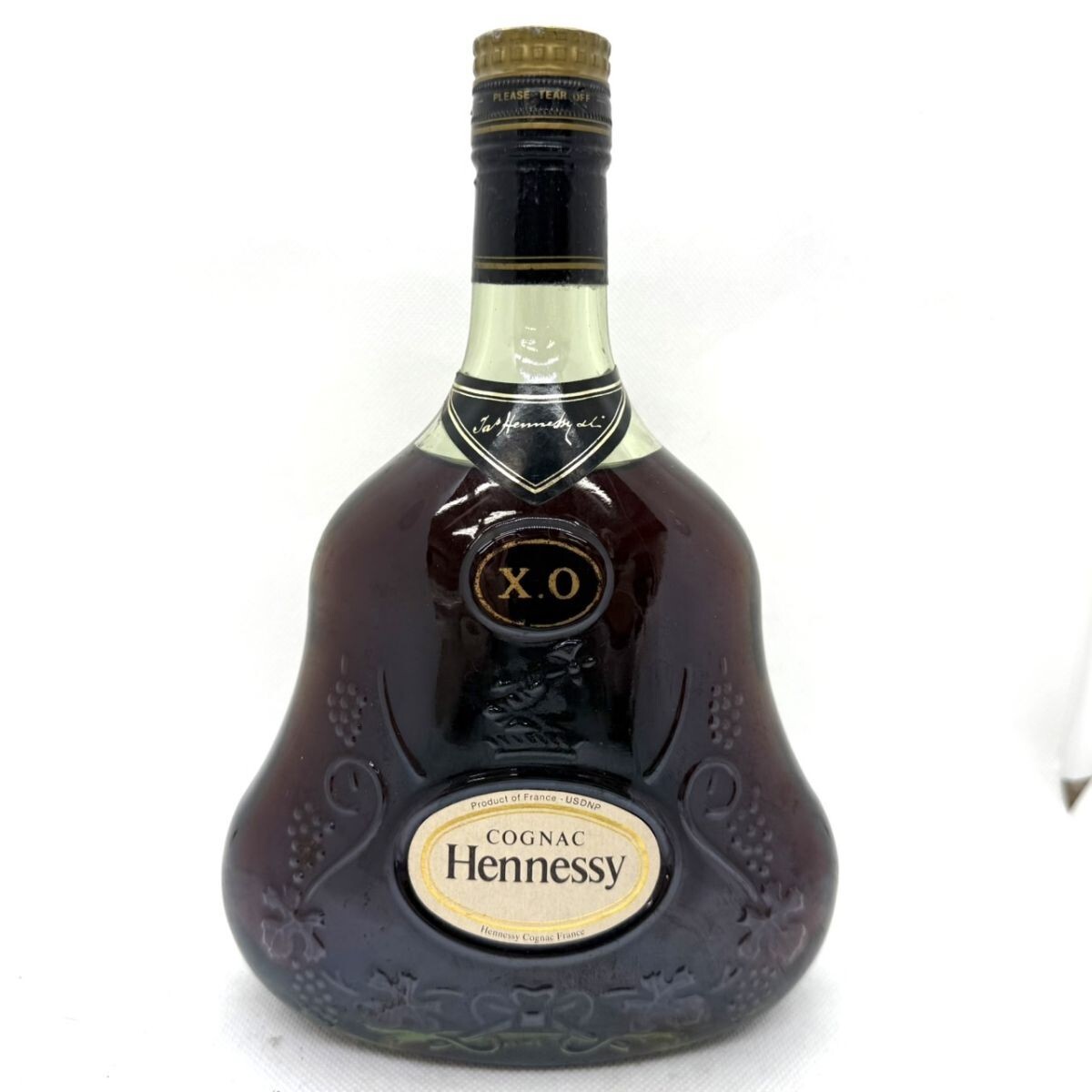 W927-I55-1429 Hennessy ヘネシー XO グリーンボトル 金キャップ W927-I55-1429 Hennessy ヘネシー XO グリーンボトル 金キャップ