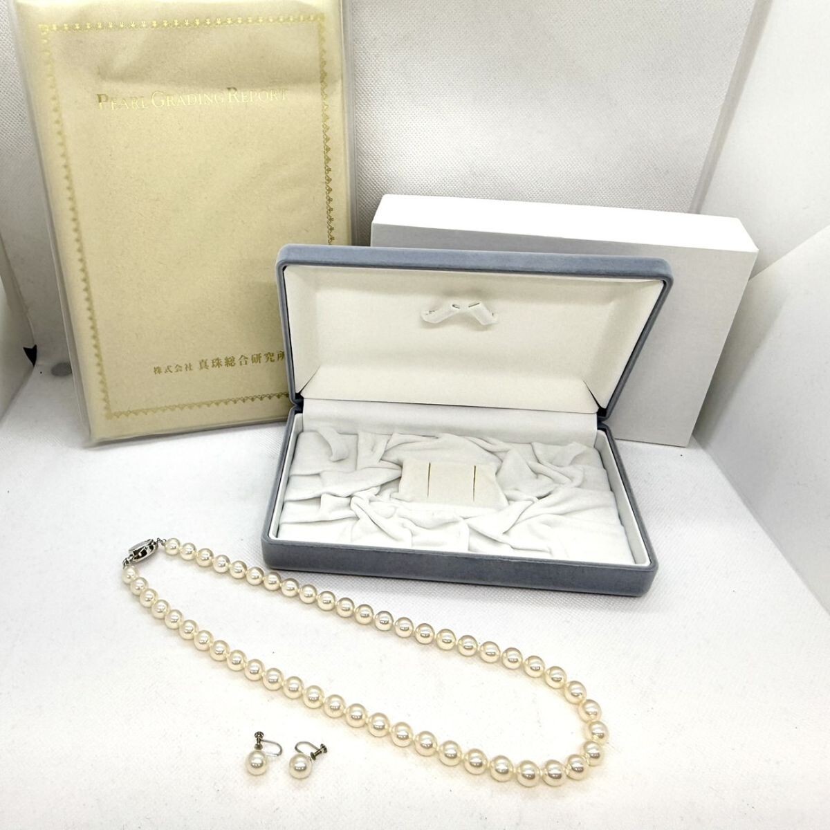 W1089-I39-10067 パール ネックレス イヤリング 2点セット W1089-I39-10067 パール ネックレス イヤリング 2点セット