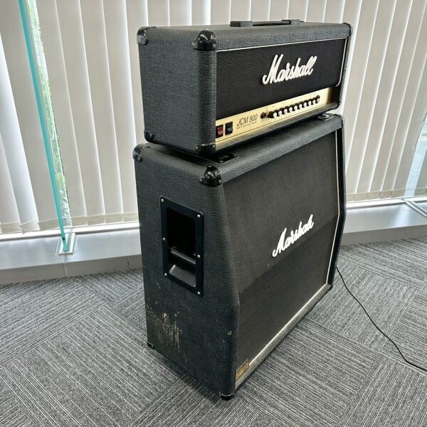 Z053-I75-399 【引取推奨】Marshall マーシャル JCM900 LEAD-1960 ギターアンプ ヘッドアンプ キャビネットアンプ 通電確認済み IJ_画像3