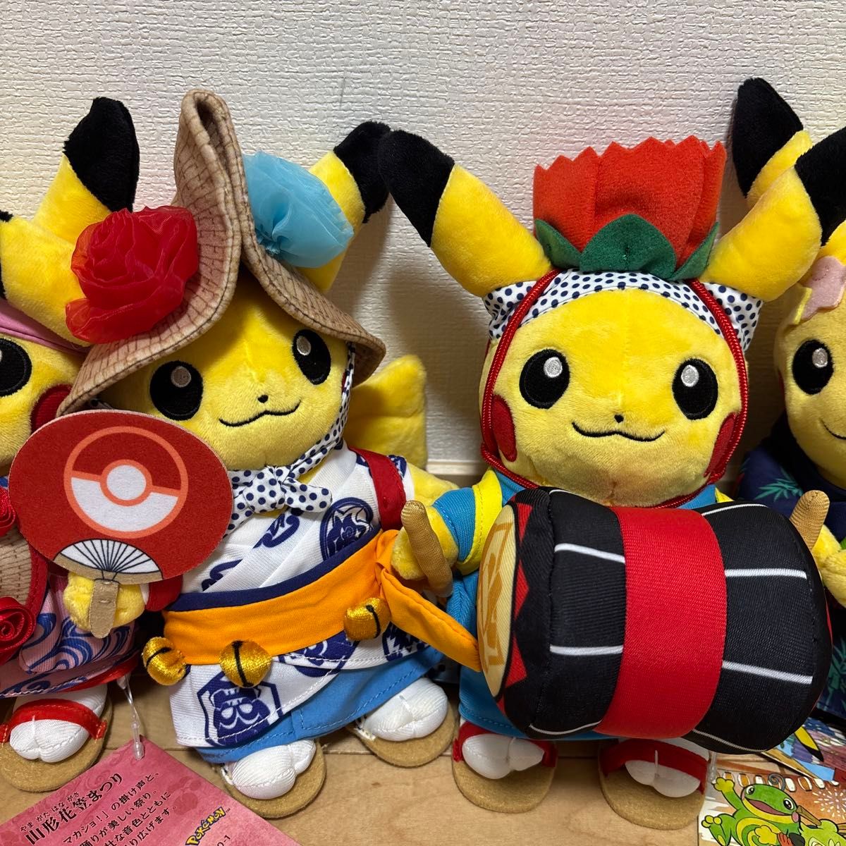 ポケモンセンタートウホク お祭りごっこ ピカチュウ ぬいぐるみ6 ポケモンセンタートウホク お祭りごっこ ピカチュウ ぬいぐるみ6