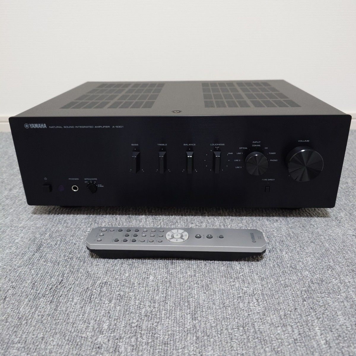 プリメインアンプ YAMAHA A-S301 ブラック 美品|Yahoo!フリマ プリメインアンプ YAMAHA A-S301 ブラック 美品|Yahoo!フリマ