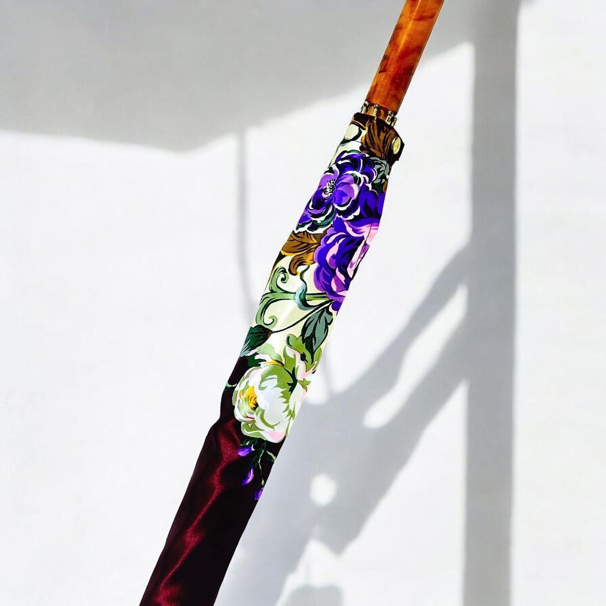 極美品】【希少廃盤品】BALENCIAGA 高級花柄傘 日傘 正規品 極美品】【希少廃盤品】BALENCIAGA 高級花柄傘 日傘 正規品