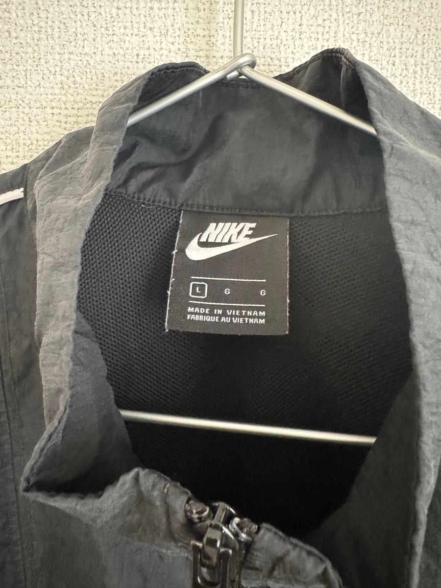 NIKE ハーフジップ ナイロンジャケット ブラック L|Yahoo NIKE ハーフジップ ナイロンジャケット ブラック L|Yahoo