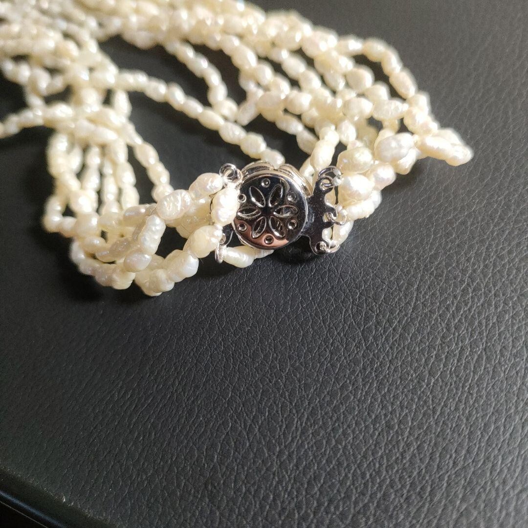 ひ300 超美品 本真珠 ケシパール 7連ネックレス(ネックレス ひ300 超美品 本真珠 ケシパール 7連ネックレス(ネックレス