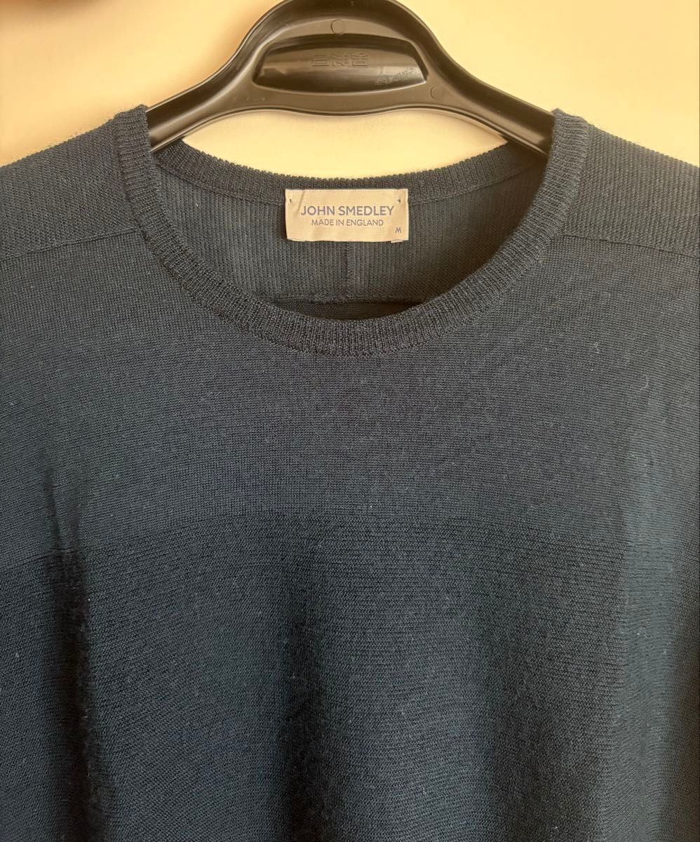 ジョンスメドレー JOHN SMEDLEY ニット グリーン M Lサイズ ジョンスメドレー JOHN SMEDLEY ニット グリーン M Lサイズ