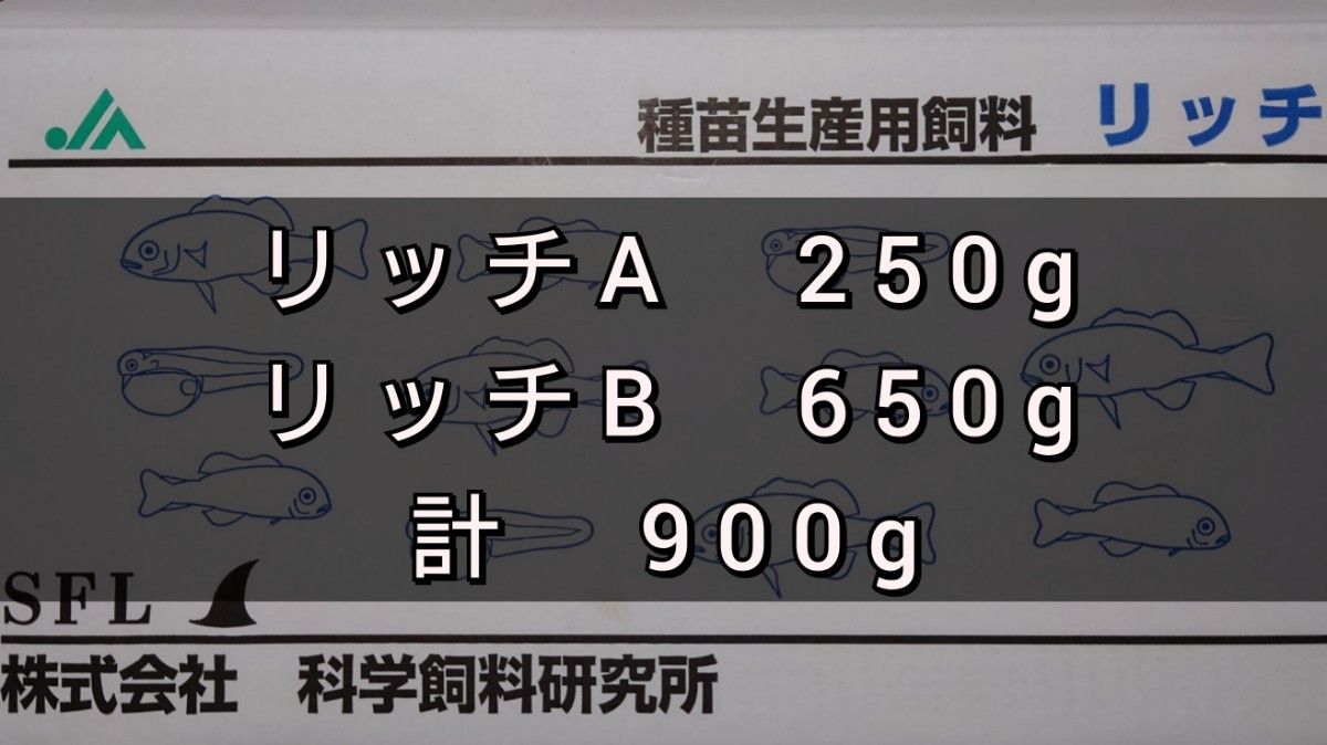 科学飼料研究所 リッチA250gリッチB650g 計900g メダカ めだか 科学飼料研究所 リッチA250gリッチB650g 計900g メダカ めだか