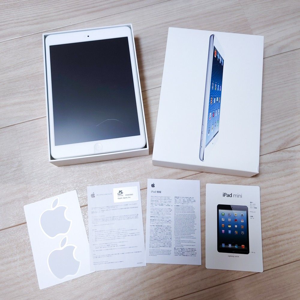 動作確認済 iPad mini Wi-Fiモデル 16GB ホワイト&シルバー 動作確認済 iPad mini Wi-Fiモデル 16GB ホワイト&シルバー