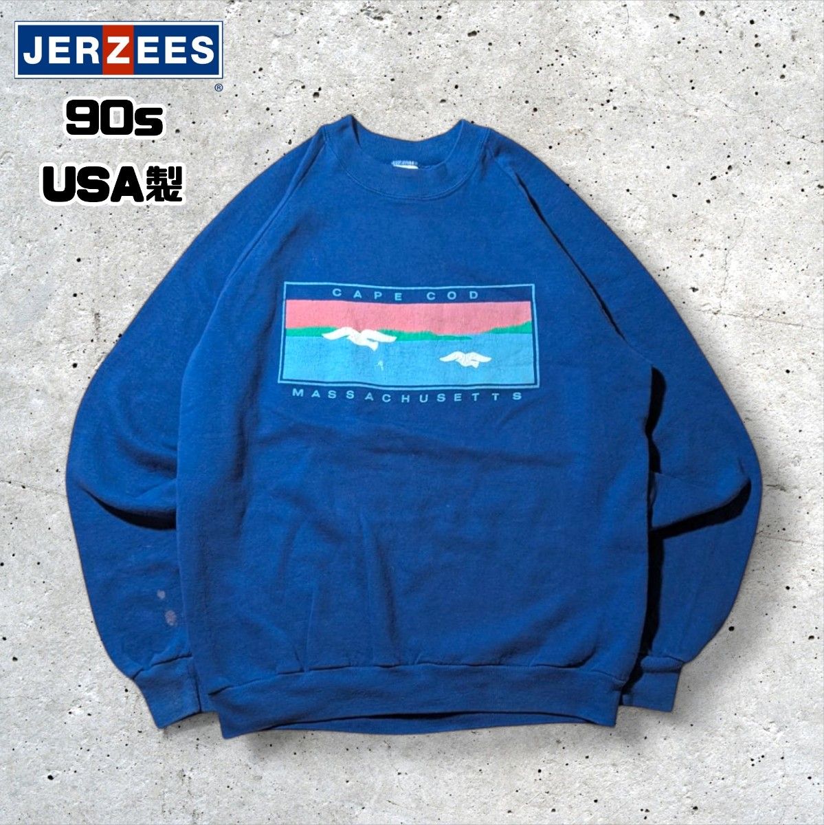 90sUSA製JERZEESジャージーズスウェットトレーナーアメリカ古着 90sUSA製JERZEESジャージーズスウェットトレーナーアメリカ古着