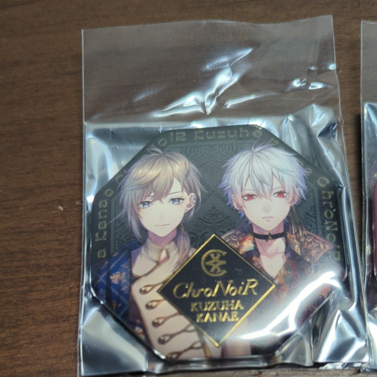 にじさんじクロノワール ChroNoiR 叶 葛葉 缶バッジ&チェキ風 にじさんじクロノワール ChroNoiR 叶 葛葉 缶バッジ&チェキ風