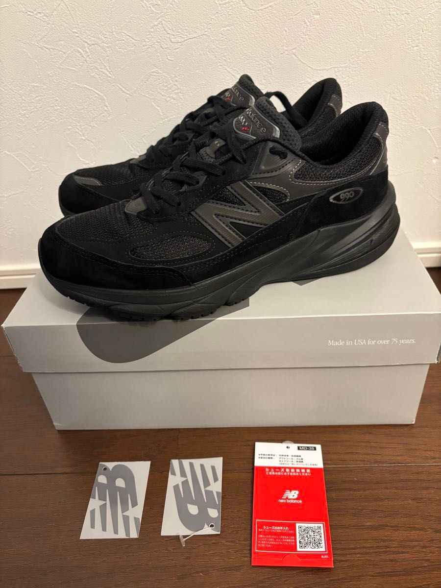 美品 ニューバランス 990v6 トリプルブラック 26 0 D 国内正規品 美品 ニューバランス 990v6 トリプルブラック 26 0 D 国内正規品