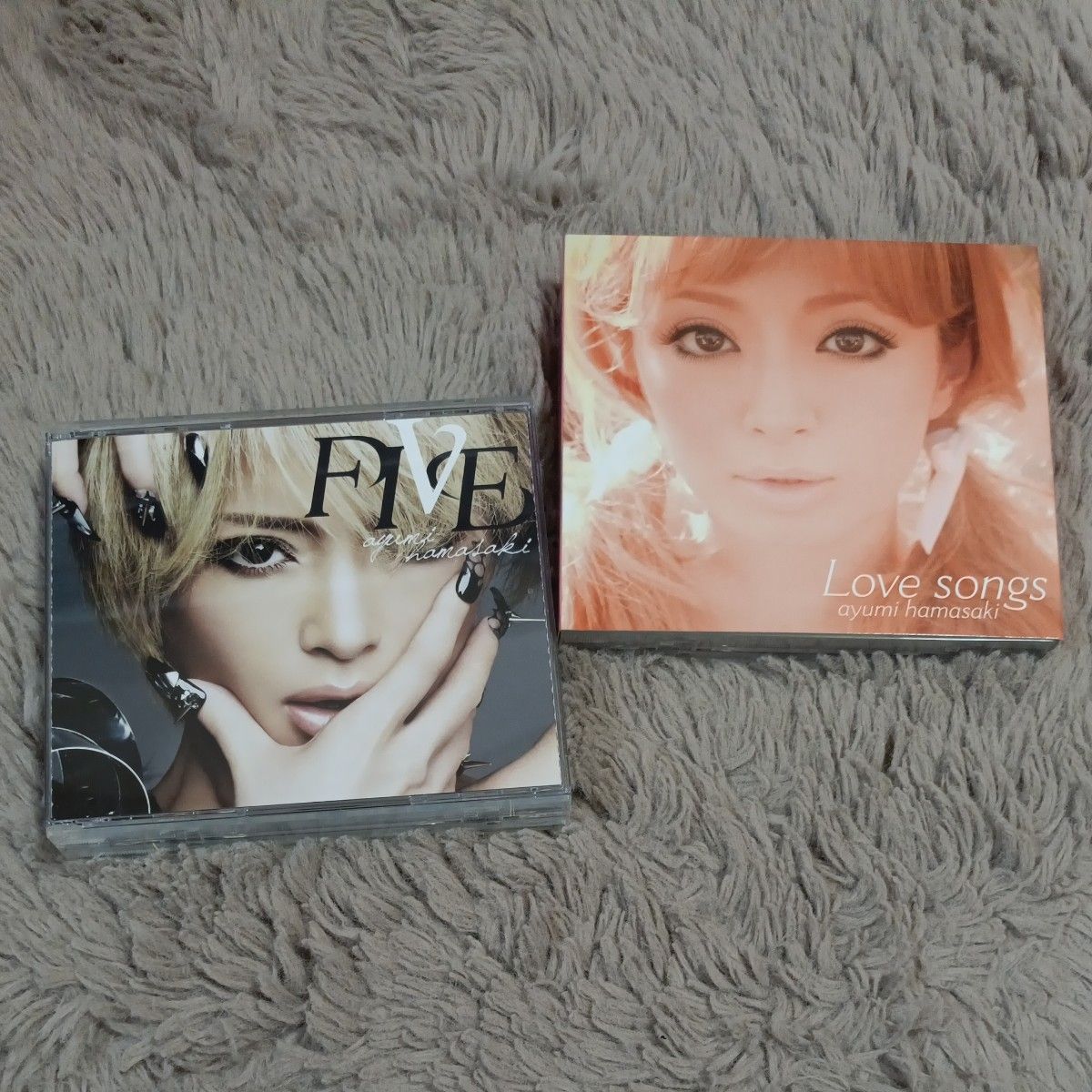 美品 浜崎あゆみ アルバム CD+DVD 【FIVE】+【Love song】 帯 美品 浜崎あゆみ アルバム CD+DVD 【FIVE】+【Love song】 帯