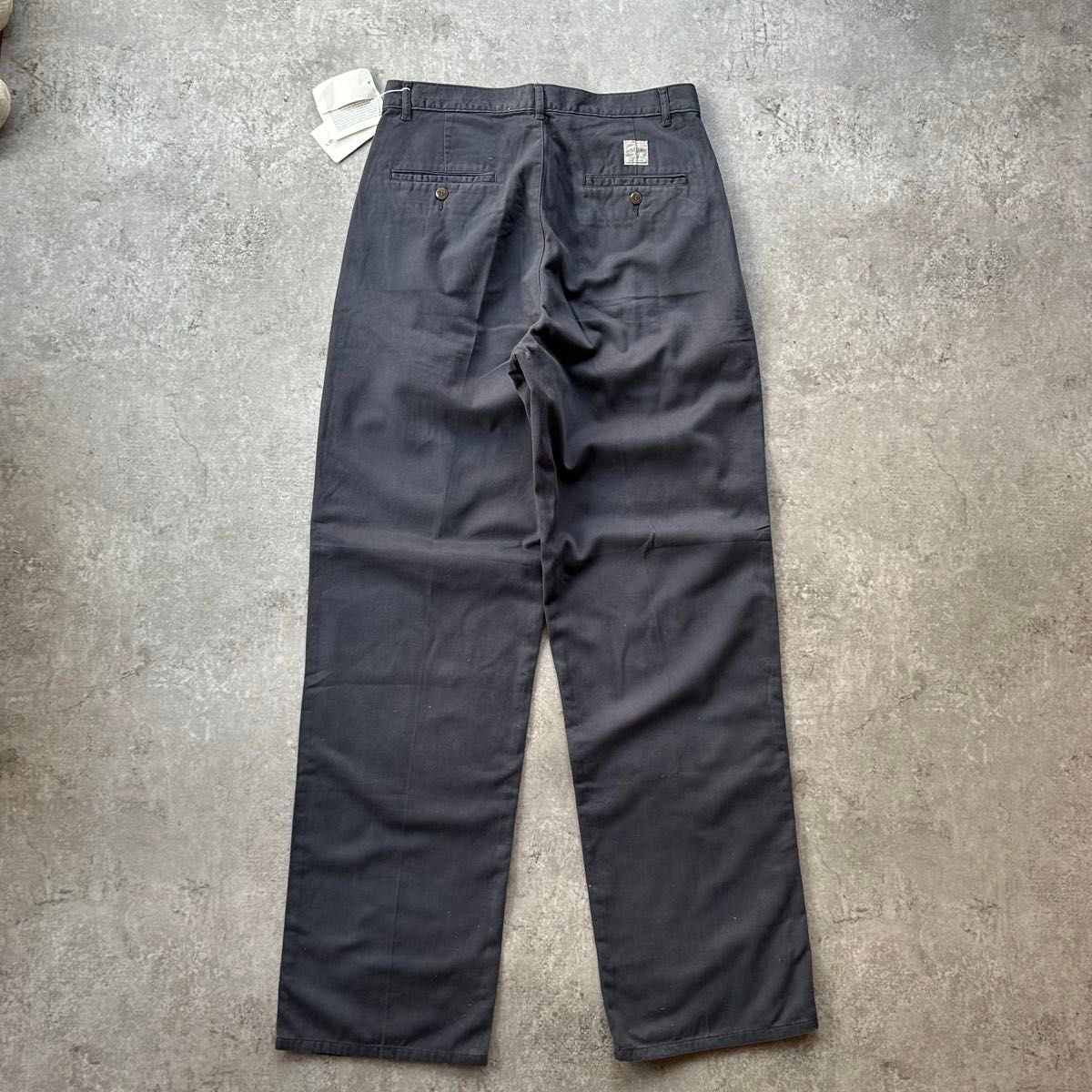 POLO CHINO USA製 ネイビー 90s 初期タグ デッドストック 90s ラルフローレン チノパン USA製 デッドストック ネイビー 32