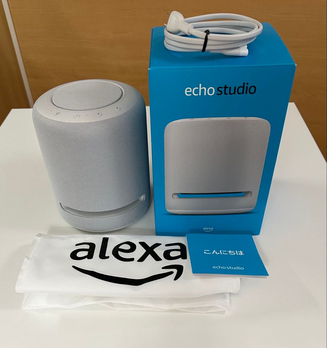 Echo Studio 改良版 グレーシャーホワイト スマートスピーカー Echo Studio 改良版 グレーシャーホワイト スマートスピーカー