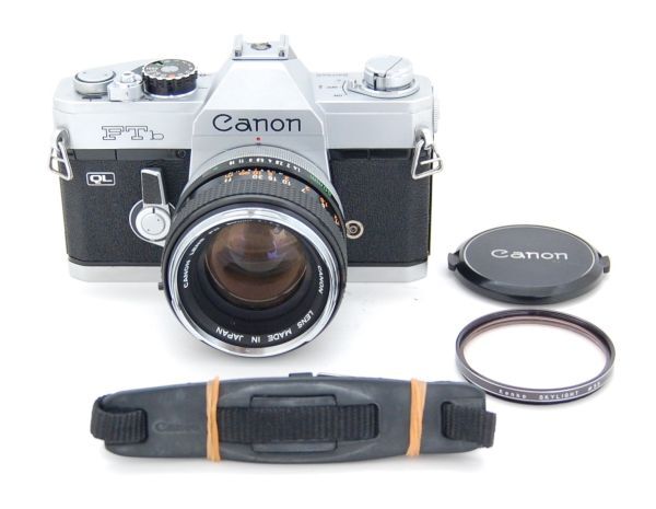 ☆美品 完動品☆ キヤノン CANON FTb QL ボディ シルバー + FD ☆美品 完動品☆ キヤノン CANON FTb QL ボディ シルバー + FD