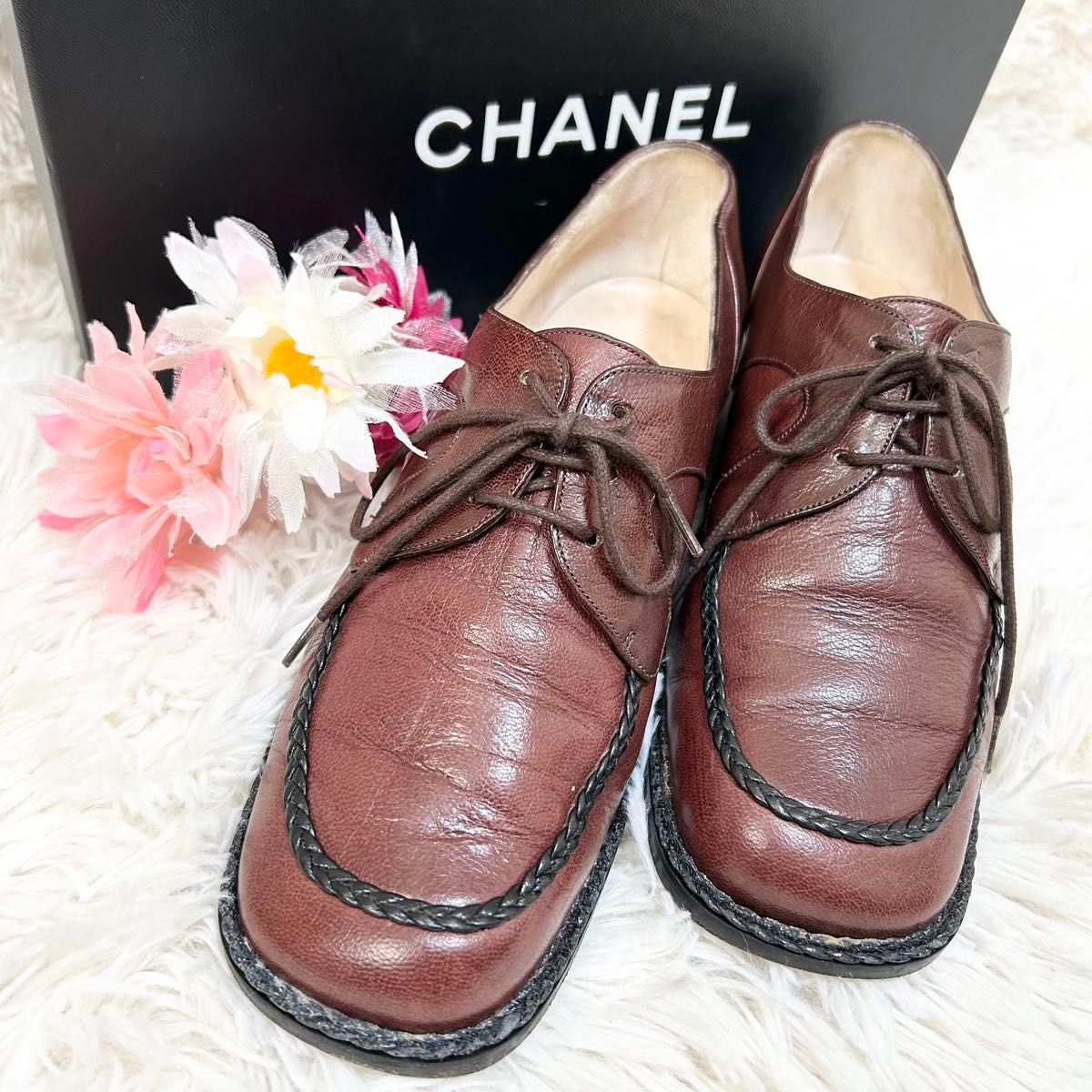 高級】CHANEL シャネル ココマーク ローファー 革靴 37|Yahoo 高級】CHANEL シャネル ココマーク ローファー 革靴 37|Yahoo