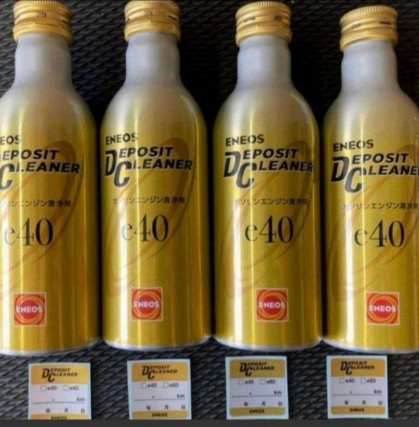 エネオス e40デポジットクリーナー140ml-4本 ステッカー4枚 エネオス e40デポジットクリーナー140ml-4本 ステッカー4枚