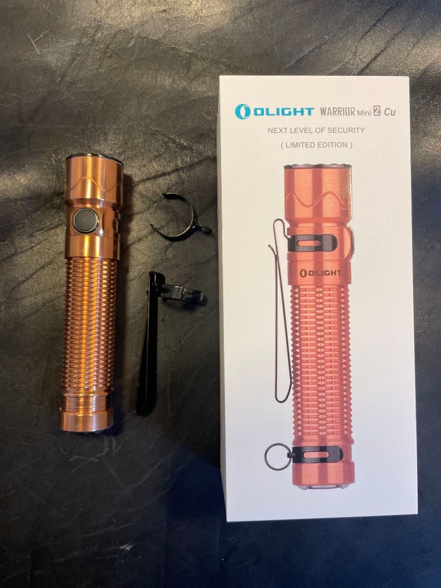 OLIGHT WARRIOR mini2 CU 銅 赤銅 限定品 廃盤 レア フラッシュ OLIGHT WARRIOR mini2 CU 銅 赤銅 限定品 廃盤 レア フラッシュ