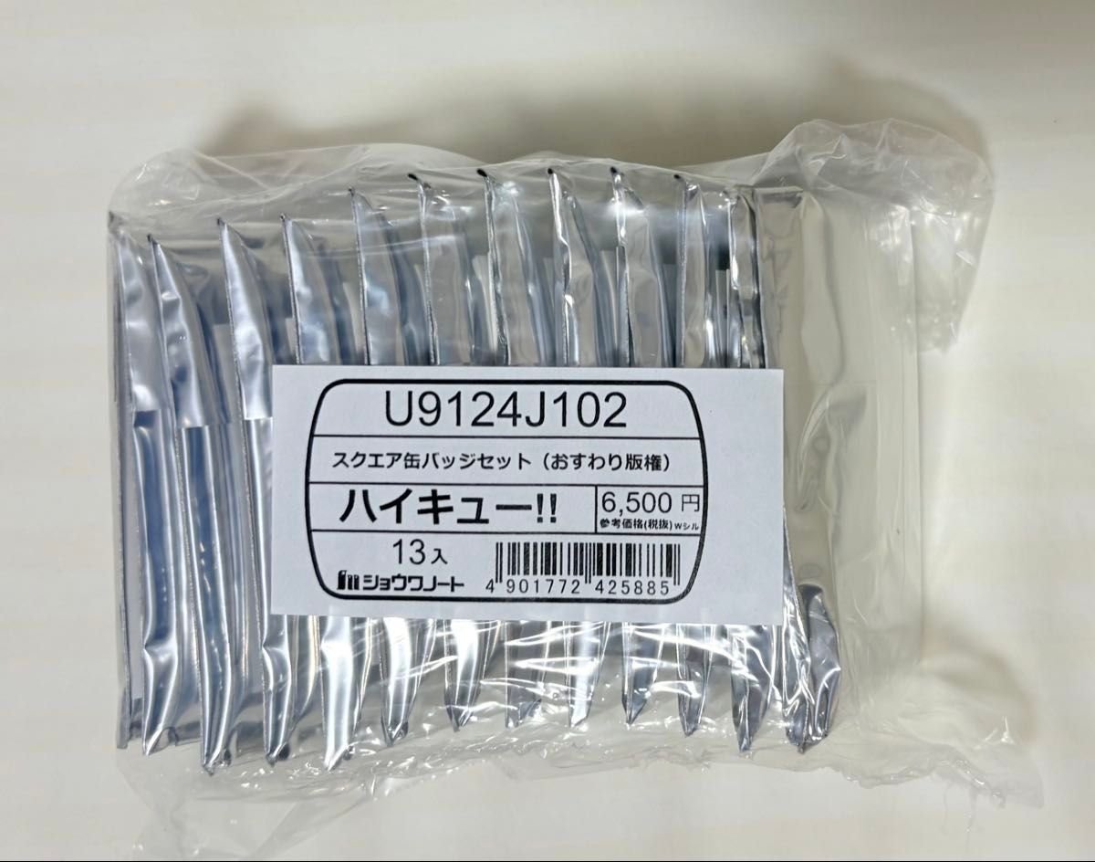 ハイキュー スクエア 缶バッチ おすわり 13個入り 新品未開封 ハイキュー スクエア 缶バッチ おすわり 13個入り 新品未開封