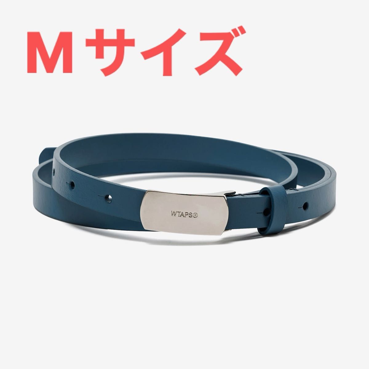 WTAPS NETA/BELT/SYNTHETIC レザーベルト ティールMサイズ WTAPS NETA/BELT/SYNTHETIC レザーベルト ティールMサイズ