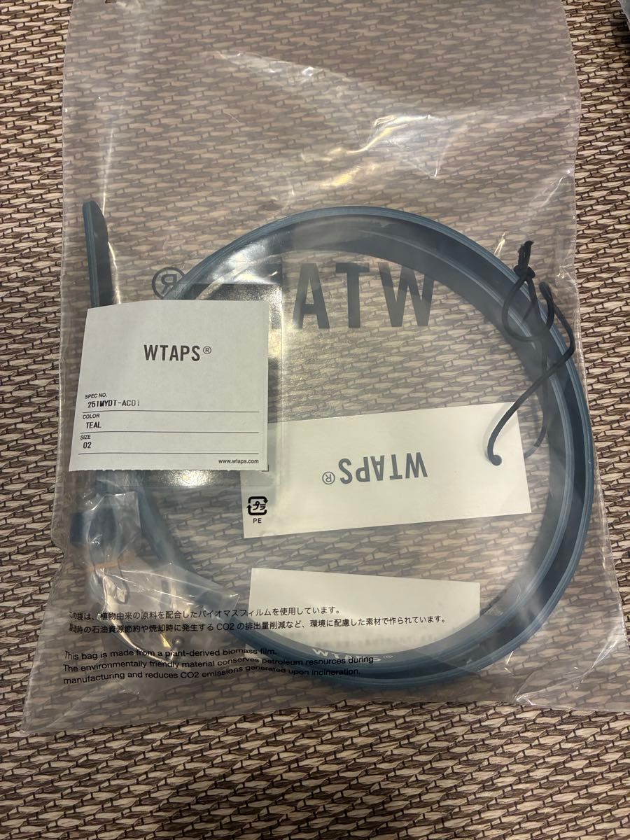 WTAPS NETA/BELT/SYNTHETIC レザーベルト ティールMサイズ WTAPS NETA/BELT/SYNTHETIC レザーベルト ティールMサイズ