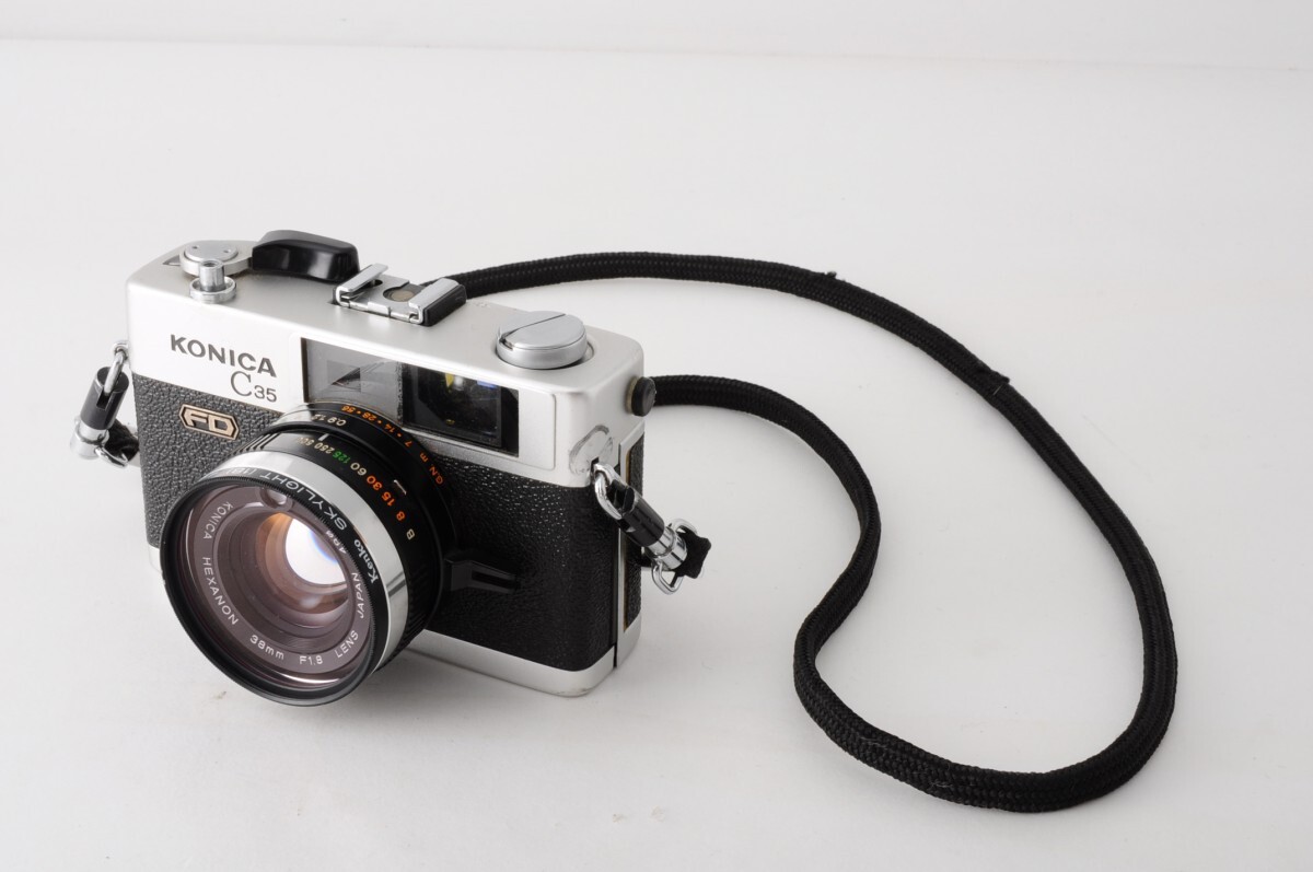 動作品 KONICA コニカ C35 FD HEXANON 38mm f1.8 Φ49 レンジ 動作品 KONICA コニカ C35 FD HEXANON 38mm f1.8 Φ49 レンジ