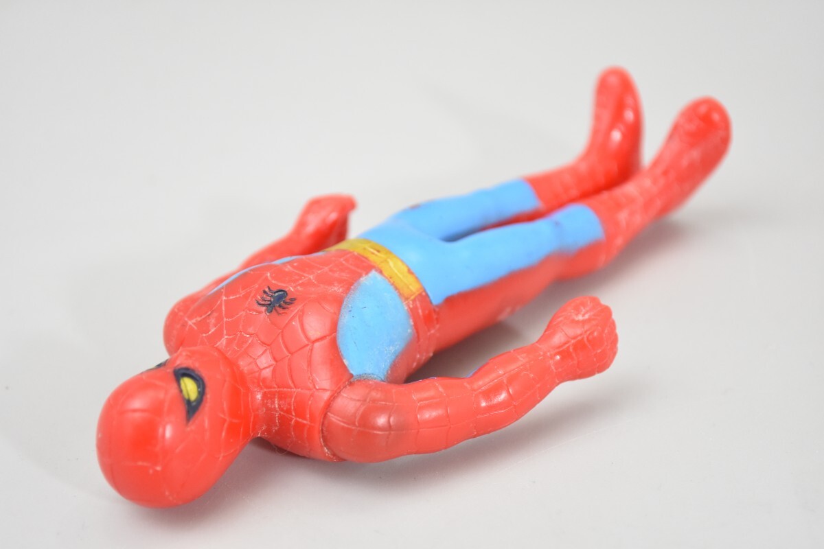 当時物 ポピー スパイダーマン ソフビ 人形 怪人 ヒーロー 東映 当時物 ポピー スパイダーマン ソフビ 人形 怪人 ヒーロー 東映