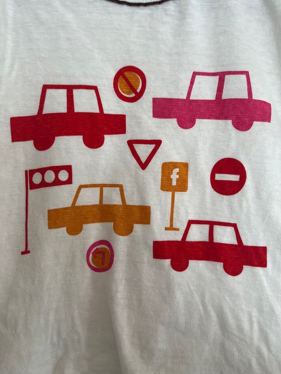 ファミリア 100 familiar くるま 半袖 tシャツ ホワイト ファミリア 100 familiar くるま 半袖 tシャツ ホワイト