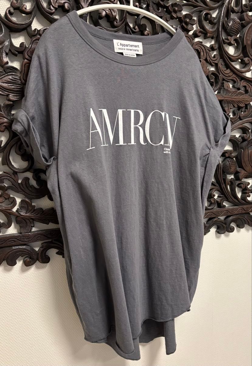 アパルトモン AMERICANA/アメリカーナ T-SHIRT グレーB|Yahoo アパルトモン AMERICANA/アメリカーナ T-SHIRT グレーB|Yahoo
